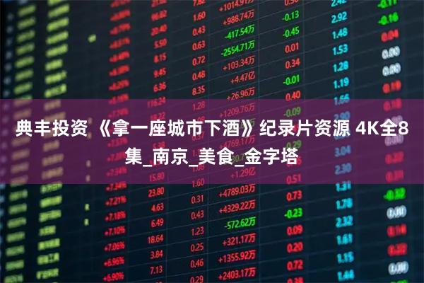典丰投资 《拿一座城市下酒》纪录片资源 4K全8集_南京_美食_金字塔